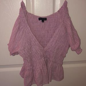 Cotton Candy LA short sleeve peplum top